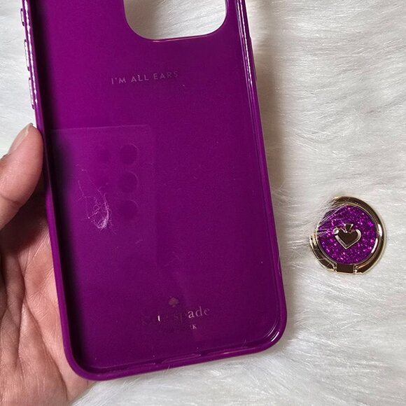 Kate Spade Glitter iPhone 15 Pro Max Case KJ077 - Picture 6 of 6